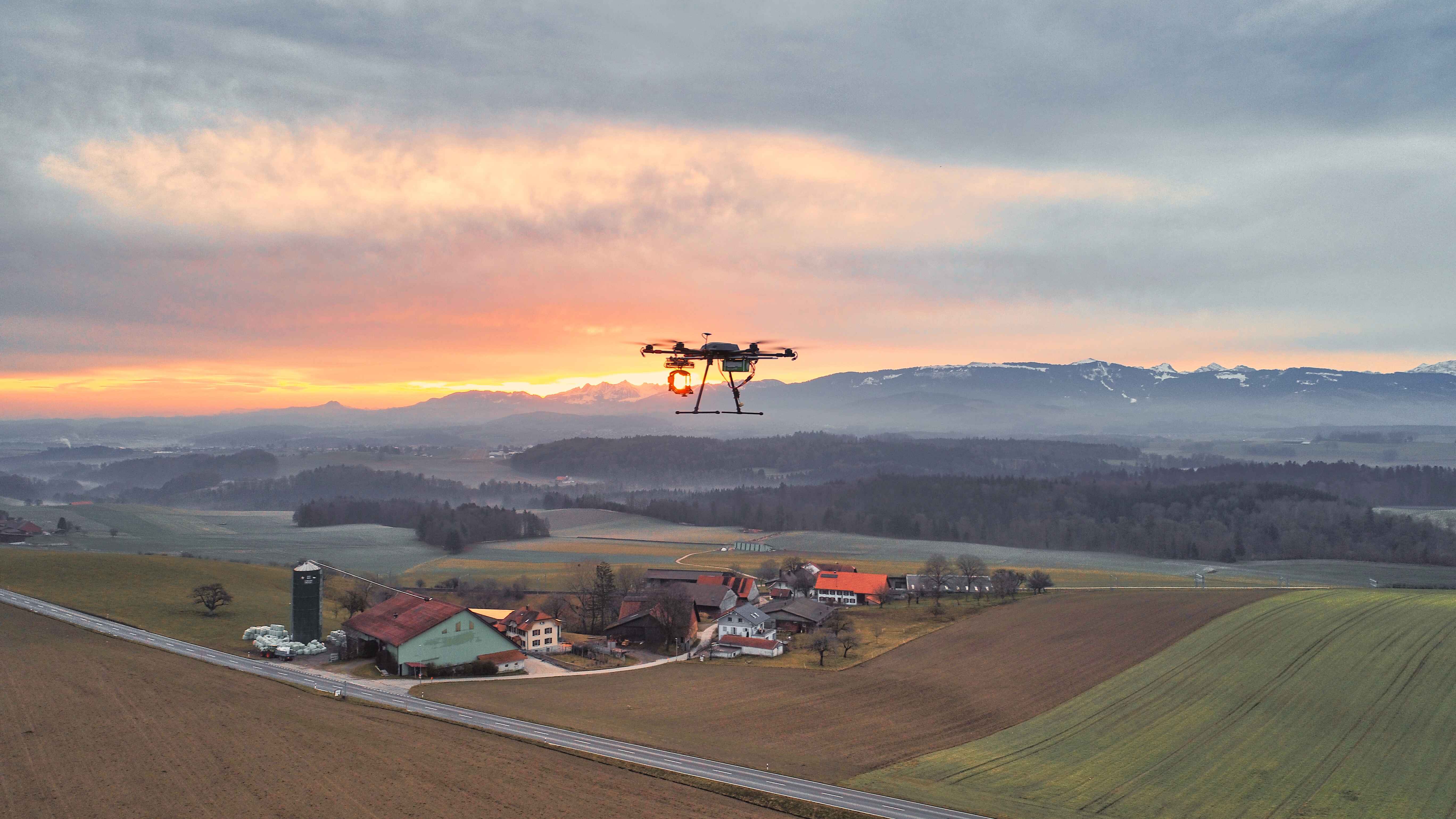 Drone livraison pizza